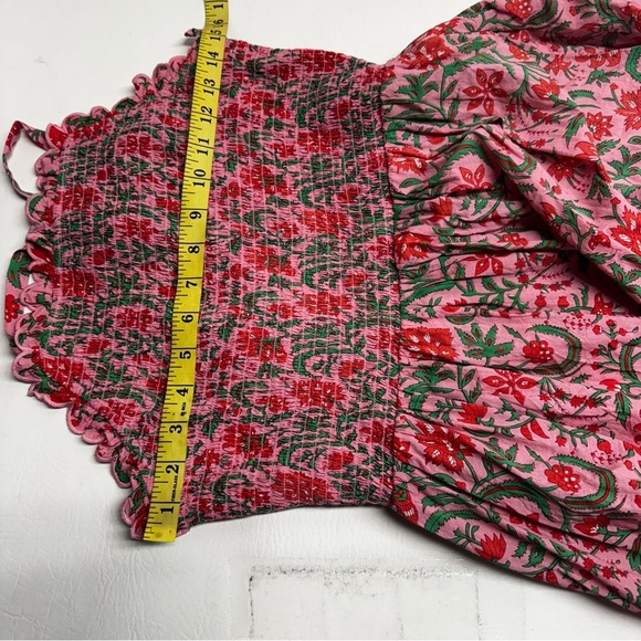 PUNK CITY PRINT Floral Halter MIDI Dress SIZE L - Picture 10 of 10